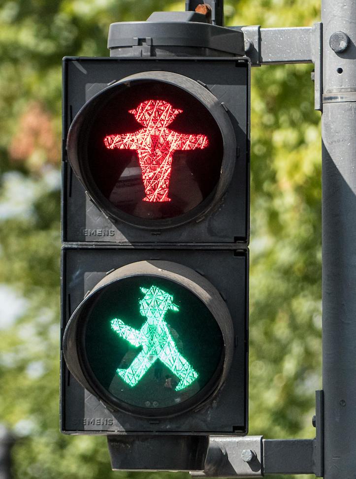 Feu signalisation rouge vert