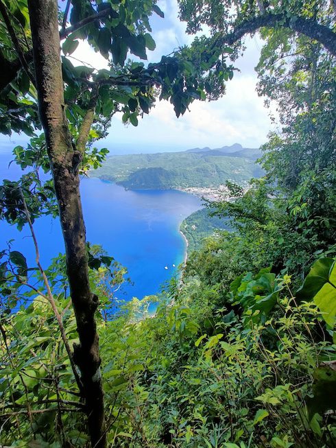 Sainte-Lucie vue du petit Piton - poeme oser sa vie