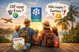 CAF voyage plus de 3 mois en famille – démarches et allocations