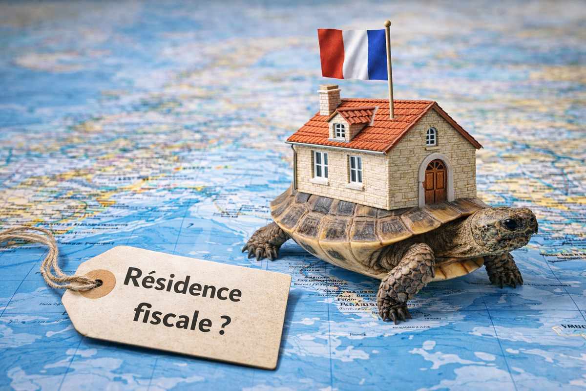 Tortue avec maison : résidence fiscale et voyage