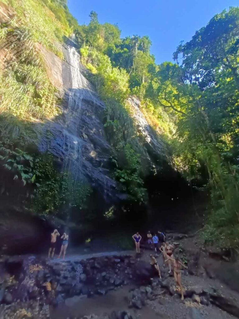 Cascade Couleuvre en Martinique