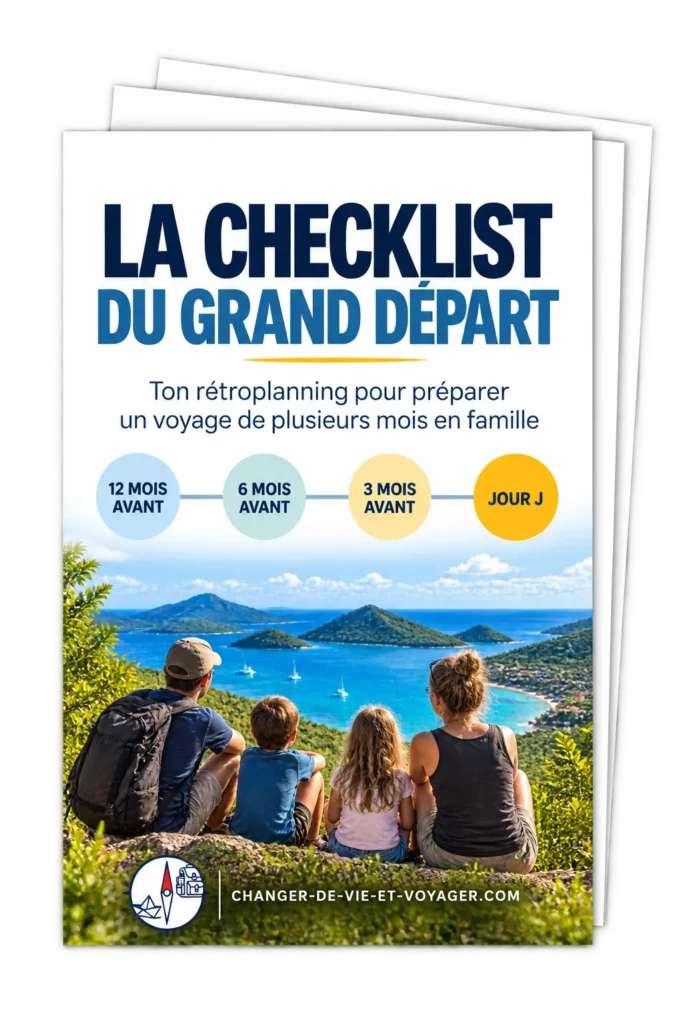 la checklist du grand voyage en famille